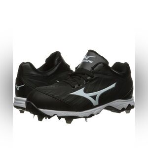 Mizuno 9-Spike Advanced Sweep 3 Women's Softball Cleats Black White Size 7 Metal